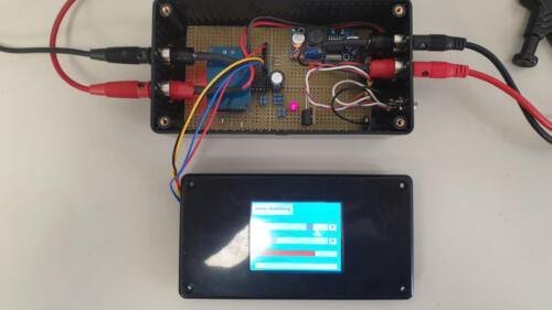 Frequenzgenerator - Anschluss des Displays