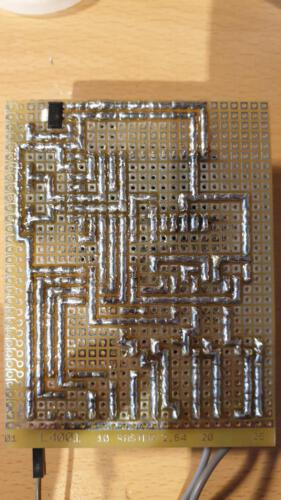 SLSS CarNet - Controller-Board mit 3 Digital-IOs (n-Channel-Version) / Unterseite