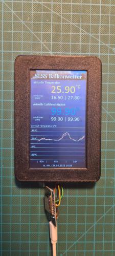 Nextion Wetterdisplay Funktionstest