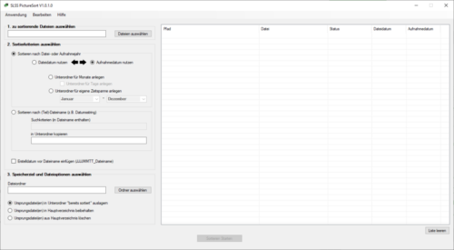 SLSS PictureSort V1.0.1.0